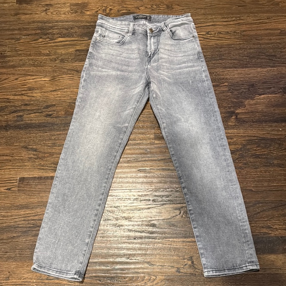 Liverpool Jeans Company Gray Straight-Leg Jeans